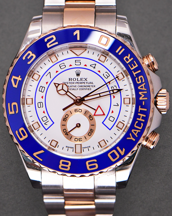 Rolex Yacht-Master II 44MM White Dial Two-Tone Oyster Bracelet (116681)