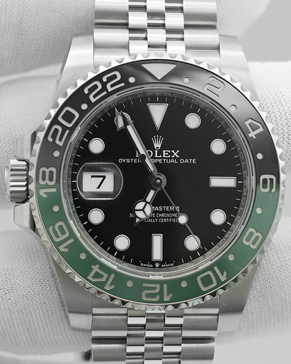 2023 Rolex GMT-Master II "Sprite" 40MM Black Dial Jubilee Bracelet (126720VTNR)