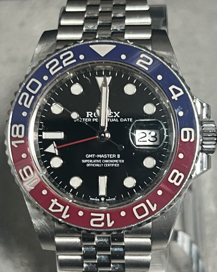 2021 Rolex GMT-Master II "Pepsi" 40MM Black Dial Jubilee Bracelet (126710BLRO)