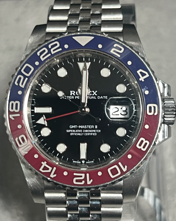 2021 Rolex GMT-Master II "Pepsi" 40MM Black Dial Jubilee Bracelet (126710BLRO)