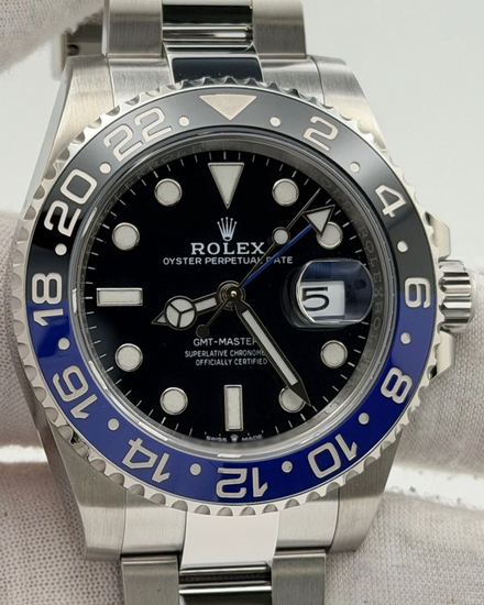 2022 Rolex GMT-Master II "Batman" 40MM Black Dial Oyster Bracelet (126710BLNR)