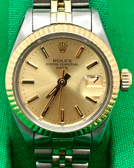 1980 Rolex Lady-Datejust 26MM Champagne Dial Two-Tone Jubilee Bracelet (6917)