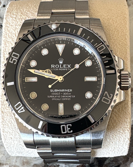 2017 Rolex Submariner No Date 40MM Black Dial Oyster Bracelet (114060)