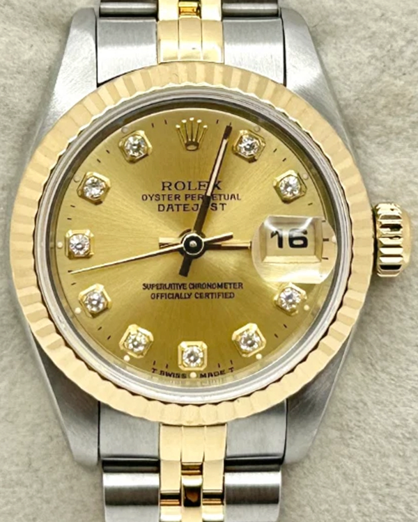 1994 Rolex Datejust 26MM Champagne Dial Two-Tone Jubilee Bracelet (69173)
