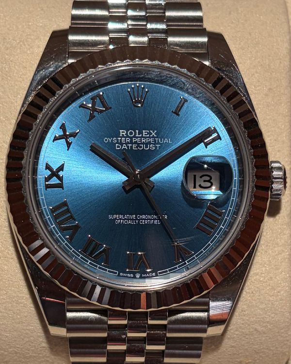 2023 Rolex Datejust 41MM Blue Dial Jubilee Bracelet (126334)