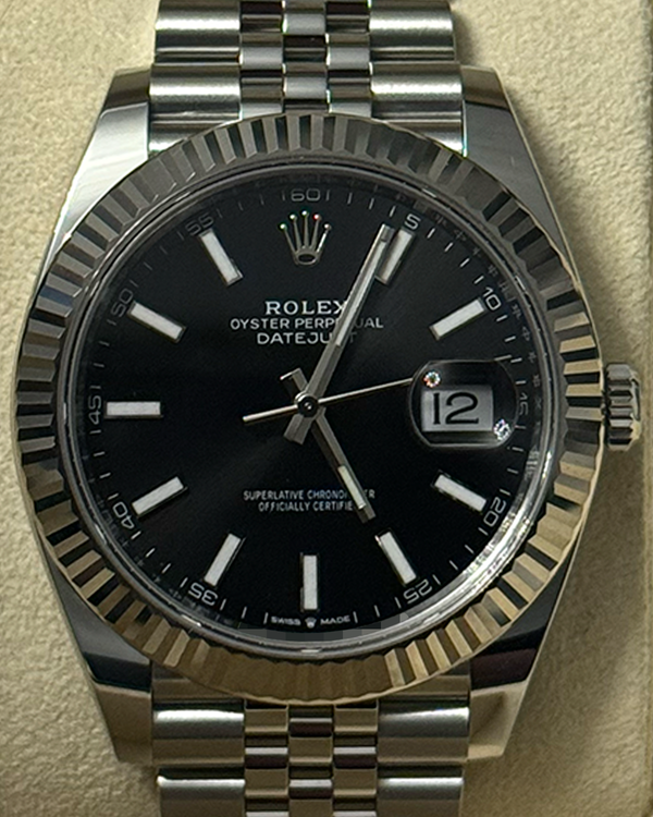 2024 Rolex Datejust 41MM Black Dial Jubilee Bracelet (126334)