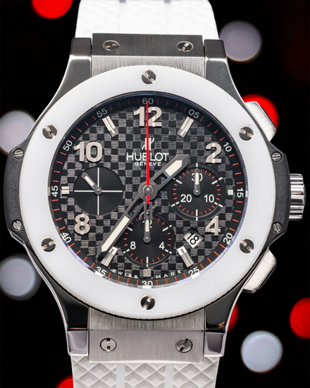 Hublot Big Bang Chronograph L.E. 44MM Carbon Fiber Dial Rubber Strap (301.SH.131.RW)