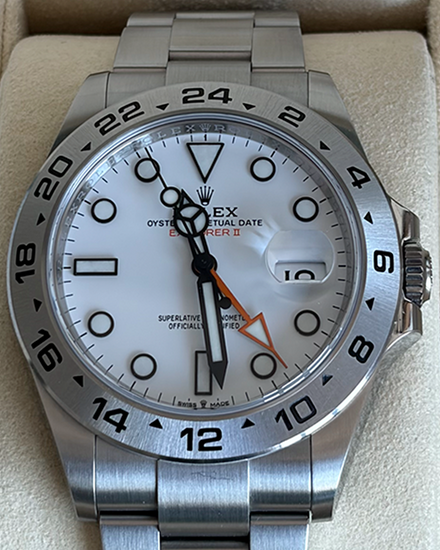 2024 Rolex Explorer II "Polar" 42MM White Dial Oyster Bracelet (226570)