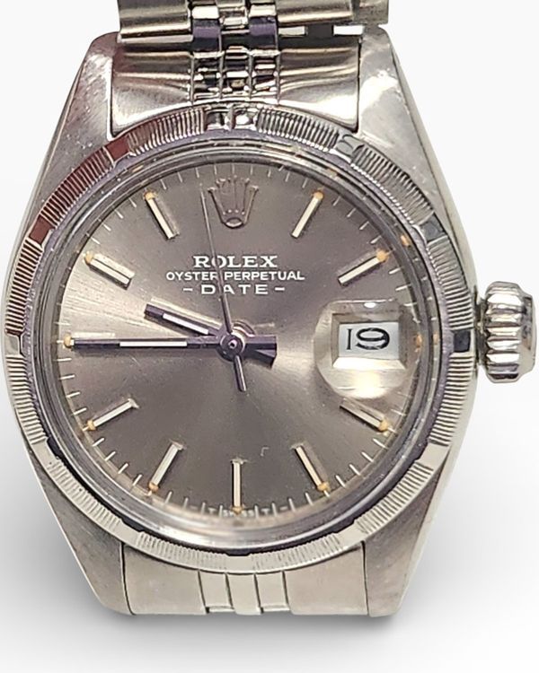 working 1981 Rolex Oyster Perpetual Lady Date 26MM Silver Dial Jubilee Bracelet (6919)
