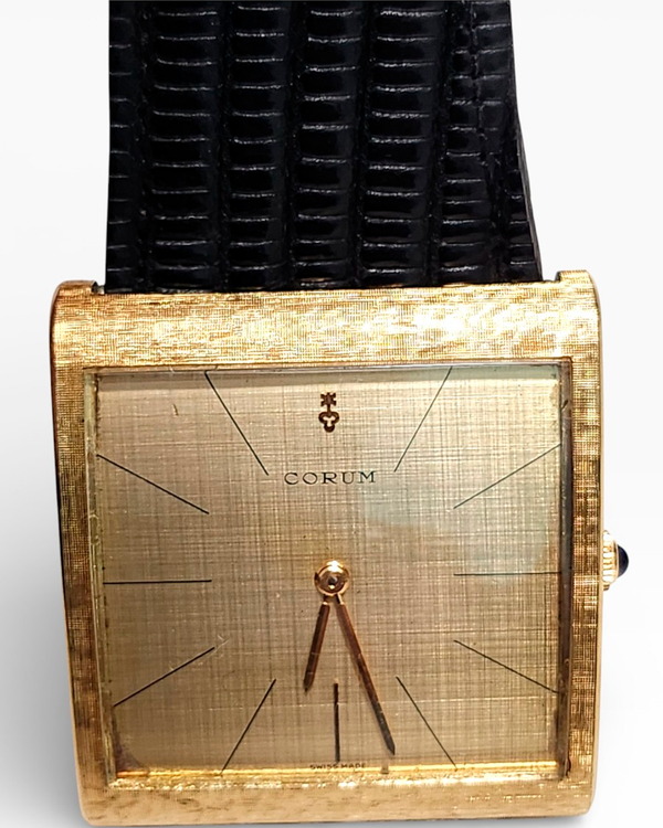 Corum Buckingham 38MM Champagne Dial Leather Strap (8480)