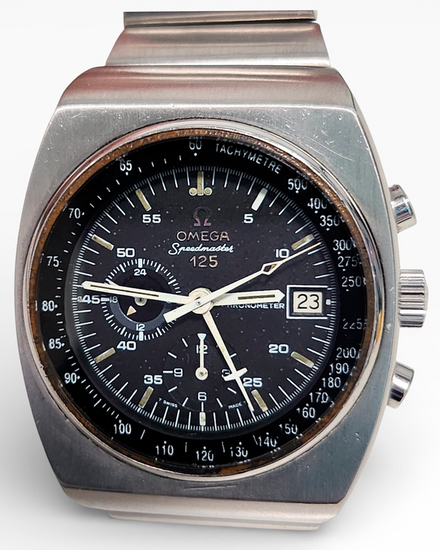 1979 Omega Speedmaster 125 "Anniversary 1973" 42MM Black Dial Steel Bracelet (378.0801)