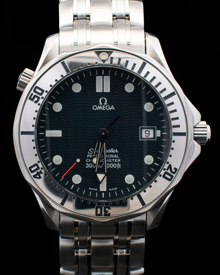 No Reserve - Omega Seamaster Diver 300M 41MM Blue Dial Steel Bracelet (2532.80)