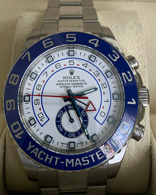 2014 Rolex Yacht-Master II 44MM White Dial Oyster Bracelet (116680)