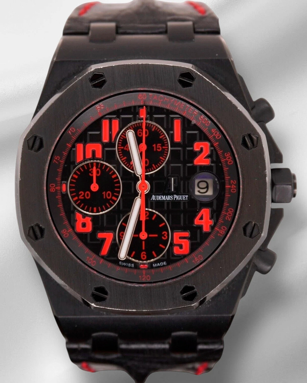Audemars Piguet Royal Oak Offshore "Las Vegas Strip" L.E. 42MM Black Dial Leather Strap (26186SN.OO.D101CR.01)