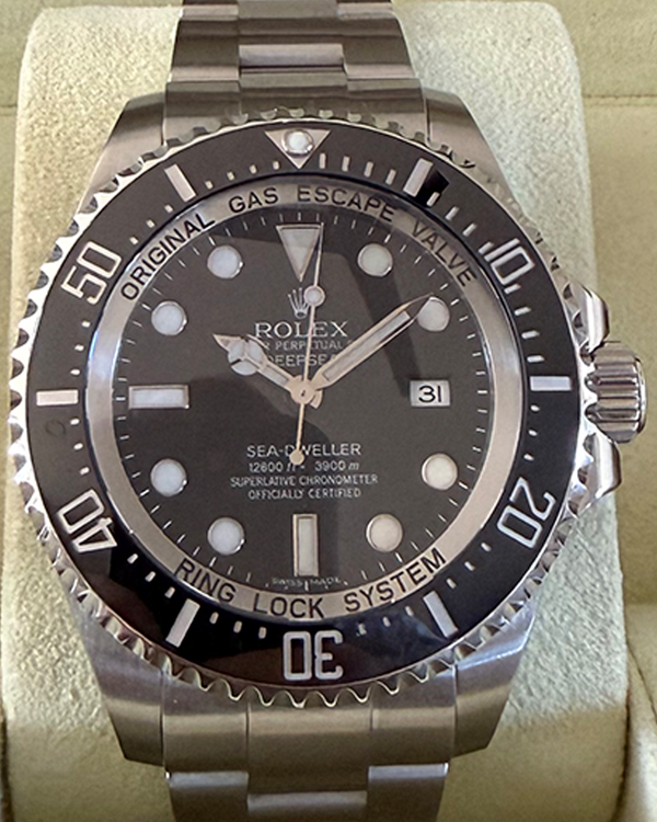 2012 Rolex Sea-Dweller Deepsea 44MM Black Dial Oyster Bracelet (116660)