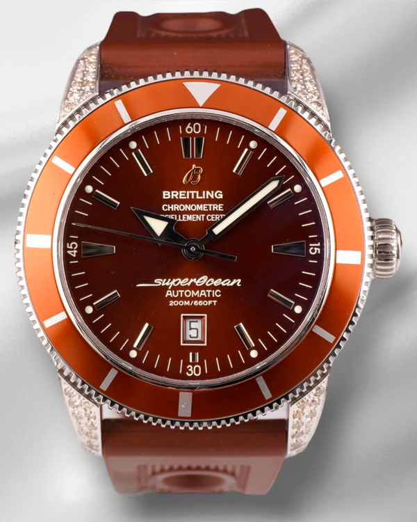 Breitling Superocean Heritage S.E. 46MM Brown Dial Rubber Strap (A17320)