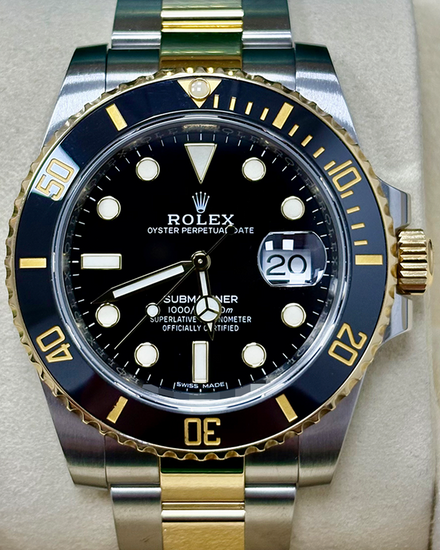 Rolex Submariner Date 40MM Black Dial Two-Tone Oyster Bracelet (116613LN)