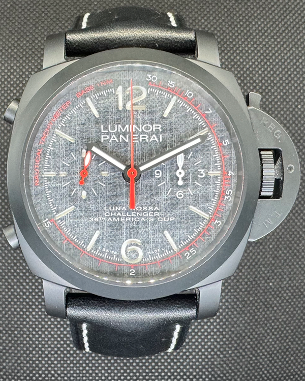 2021 Panerai Luminor Luna Rossa "36th America's Cup" L.E. 44MM Grey Dial Leather Strap (PAM01037)