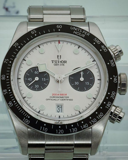 2022 Tudor Black Bay Chrono "Panda" 41MM White Dial Steel Bracelet (79360N)