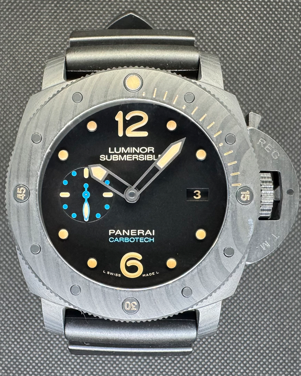 2019 Panerai Luminor Submersible 1950 3 Days Automatic 47MM Black Dial Rubber Strap (PAM00616)