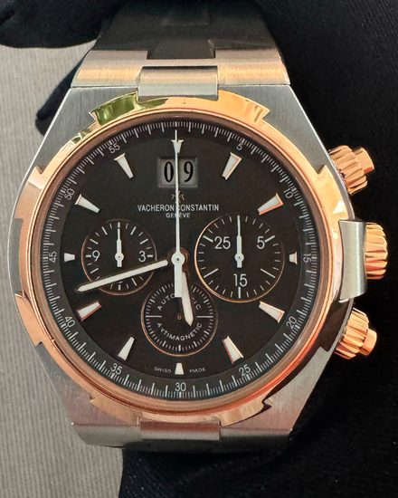 2010 Vacheron Constantin Overseas Chronograph 42MM Grey Dial Rubber Strap (49150/000M-9338)