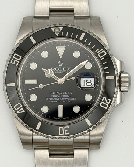2016 Rolex Submariner Date 40MM Black Dial Oyster Bracelet (116610LN)