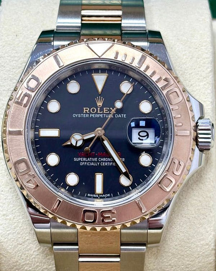2017 Rolex Yacht-Master 40MM Black Dial Two-Tone Oyster Bracelet (116621)