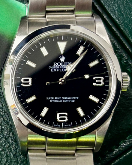2005 Rolex Explorer 36MM Black Dial Oyster Bracelet (114270)