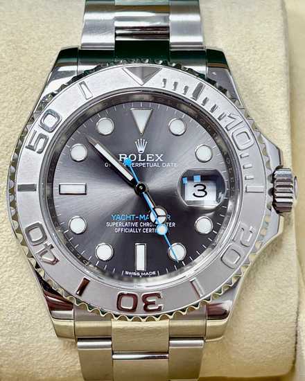 2016 Rolex Yacht-Master 40MM Rhodium Dial Oyster Bracelet (116622)