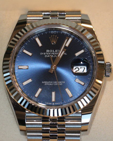 2025 Rolex Datejust 41MM Blue Dial Jubilee Bracelet (126334)
