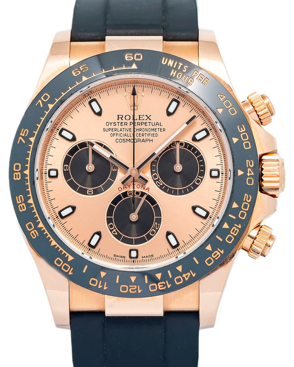 2017 Rolex Cosmograph Daytona 40MM Black Dial Rubber Strap (116515LN)
