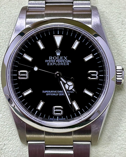 2007 Rolex Explorer 36MM Black Dial Oyster Bracelet (114270)