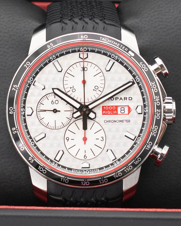 2017 Chopard Mille Miglia "Race Edition" L. E. 44MM Silver Dial Rubber Strap (168571-3002)