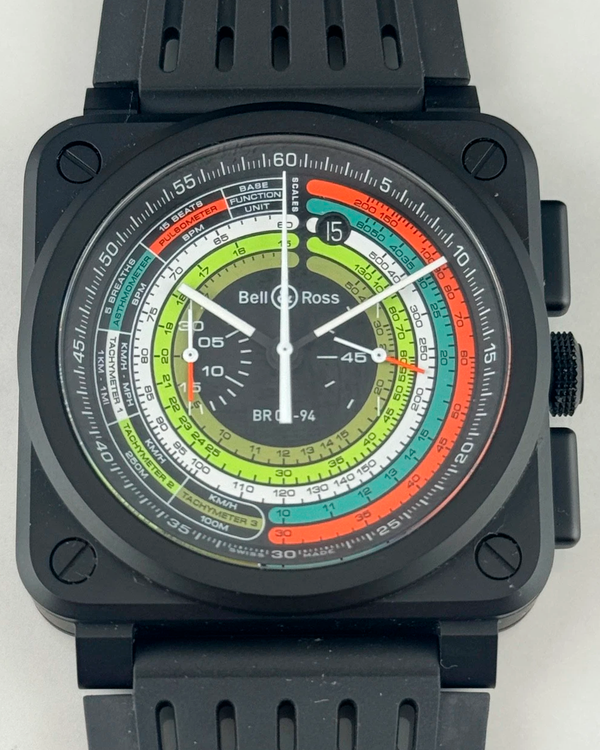 Bell & Ross BR 03-94 Multimeter L.E. 42MM Black Dial Rubber Strap (BR03-94)