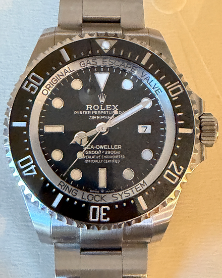 2022 Rolex Sea-Dweller Deepsea 44MM Black Dial Oyster Bracelet (126660)