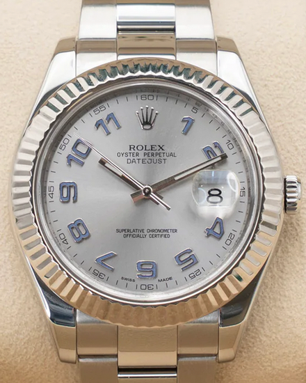 2010 Rolex Datejust II 41MM Silver Dial Oyster Bracelet (116334)