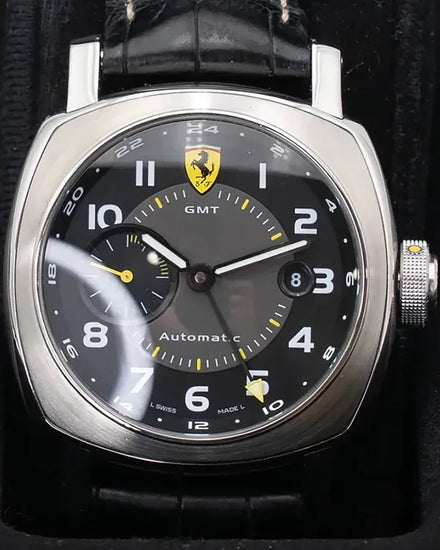 Panerai Ferrari 45MM Black Dial Leather Strap (FER00009)