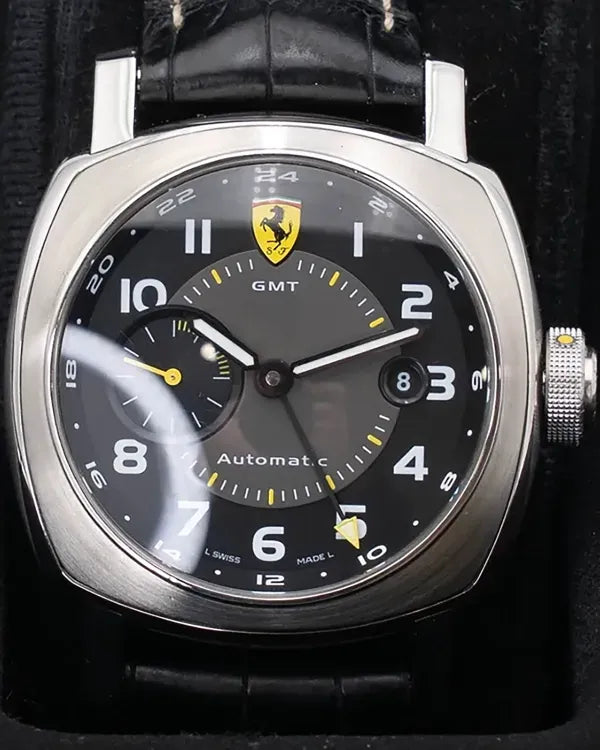 Panerai Ferrari 45MM Black Dial Leather Strap (FER00009)
