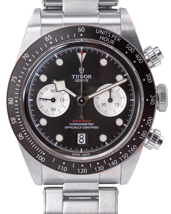 2022 Tudor Black Bay Chrono 41MM Black Dial Steel Bracelet (79360N)