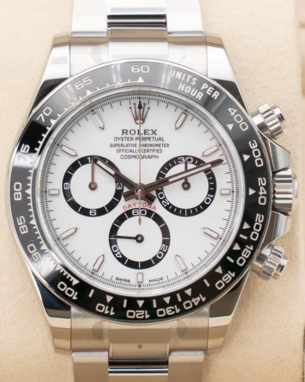 2025 Rolex Cosmograph Daytona "Panda" 40MM White dial Oyster Bracelet (126500LN)