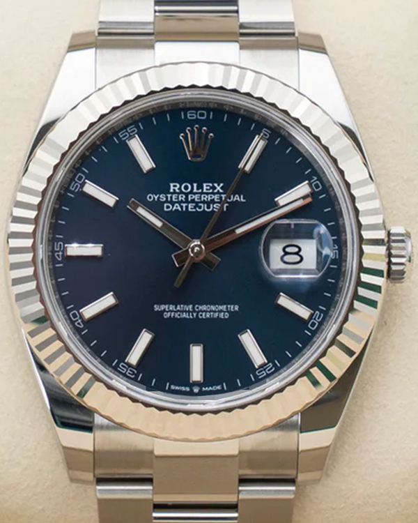 2025 Rolex Datejust 41MM Blue Dial Oyster Bracelet (126334)