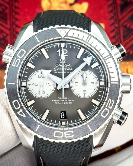 2025 Omega Seamaster Planet Ocean 600M 45.5MM Grey Dial Rubber Strap (215.32.46.51.01.004)