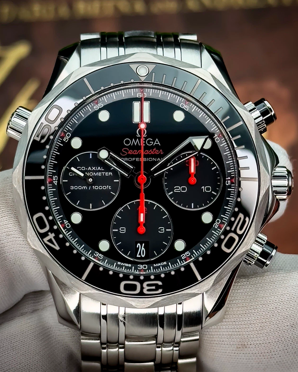 2018 Omega Seamaster Diver 300M 41.5MM Black Dial Steel Bracelet (212.30.42.50.01.001)