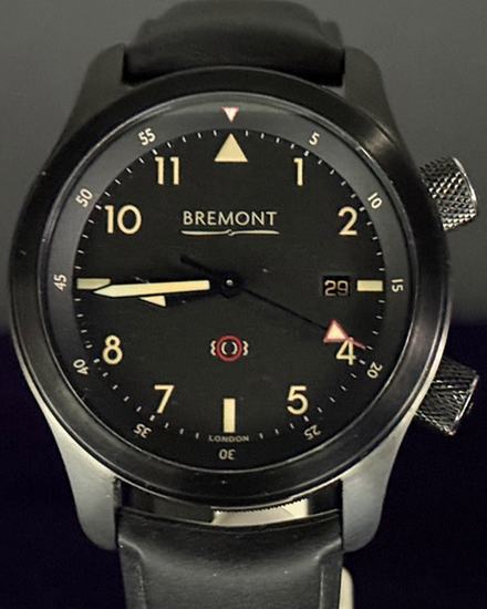 2019 Bremont U-2/51-Jet 43MM Black Dial Rubber Strap (U-2/51-Jet)