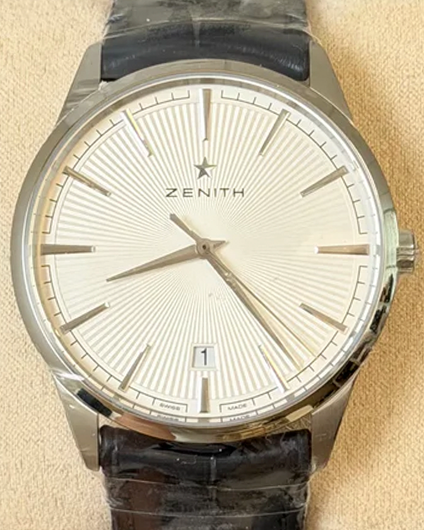 2025 Zenith Elite Classic 40.5MM Silver Dial Leather Strap (03.3100.670/01.C922)
