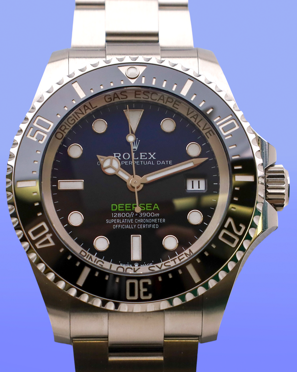 2025 Rolex Sea-Dweller Deepsea "James Cameron" 44MM Blue Dial Oyster Bracelet (136660)