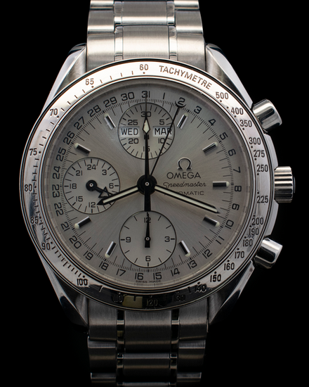 Omega Speedmaster Day-Date 39MM Silver Dial Steel Bracelet (3523.30.00)