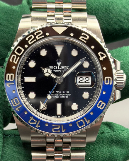 2024 Rolex GMT-Master II "Batgirl" 40MM Black Dial Jubilee Bracelet (126710BLNR)