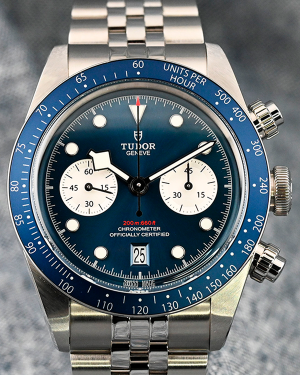 2025 Tudor Black Bay Chrono 41MM Blue Dial Steel Bracelet (79360B)