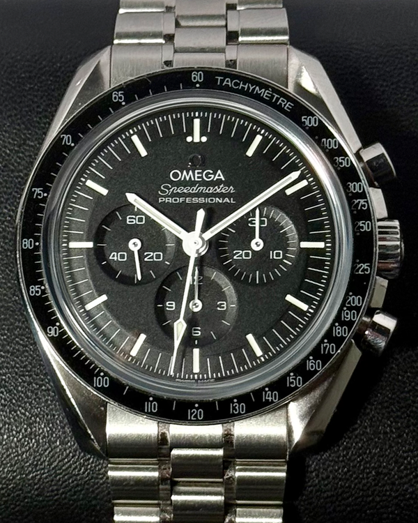 2021 Omega Speedmaster Professional Moonwatch 42MM Black Dial Steel Bracelet (310.30.42.50.01.002)